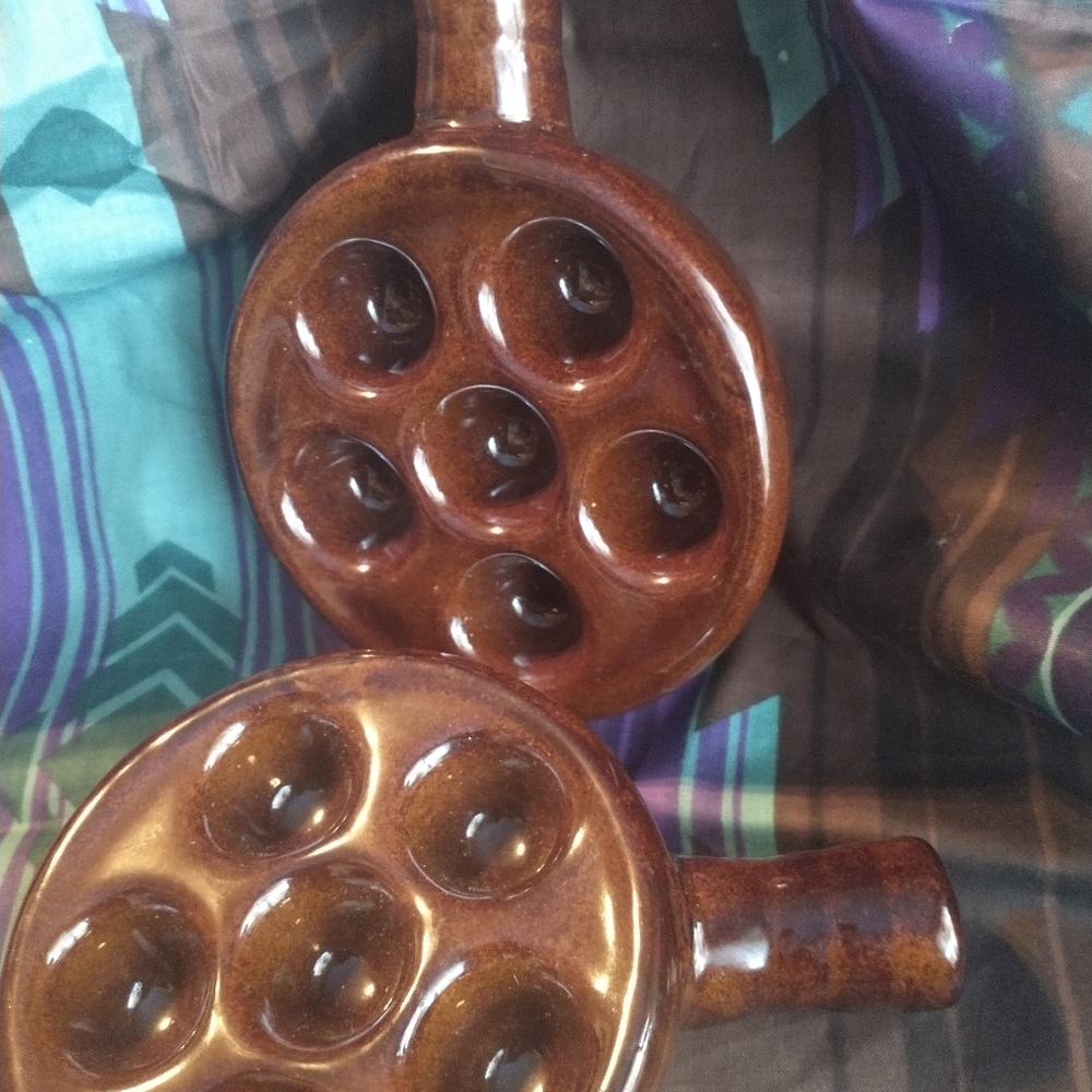 2 ROLAND BRAND ESCARGOT PLATES - Picture 5 of 8